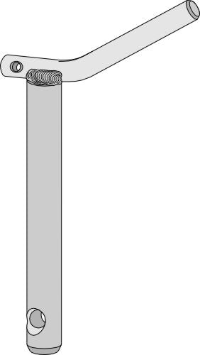 Security pins for lower links