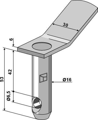 Hylsepinner med buet håndtak