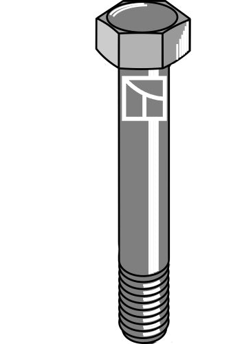 Skærebolt M14 uden møtrik