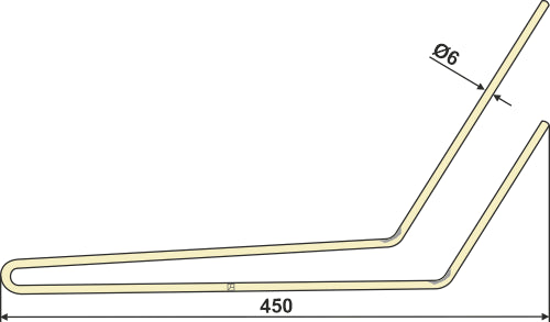Sormipyöräkarhot Ø6