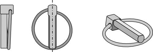 Standard swaged linch pin