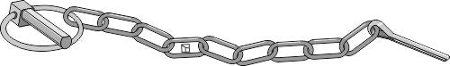 Safety-chain, galvanized