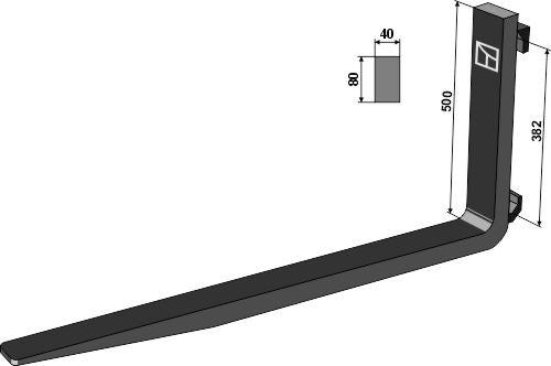 Fork tine 1100