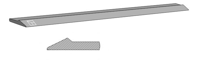 Leikkuuterä 151 x 32 mm