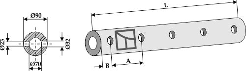 Rammerør til tand - 810 - 5