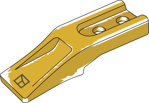 Standard teeth for front loader shavel