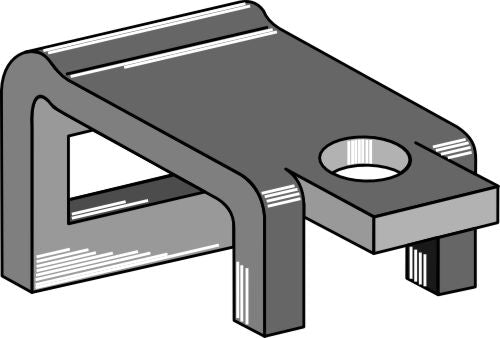 Klemme for tind 20x6,5