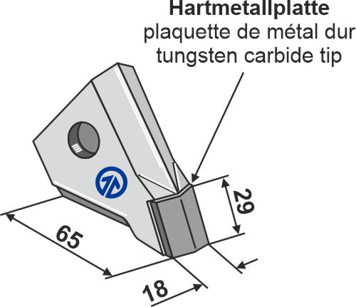 Udskiftningsspids - Kun frø