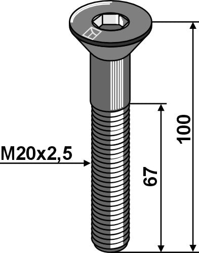 Hexagon socket screw