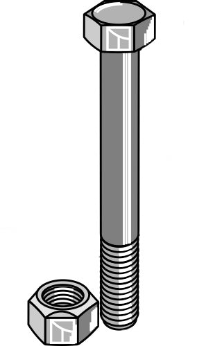 Pultti itselukittuvalla mutterilla