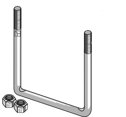 Stigbøjlebolt - M12x1,75