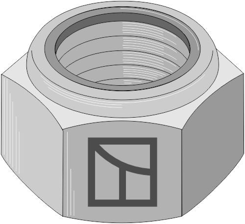 Selvlåsende møtrik M12x1,5