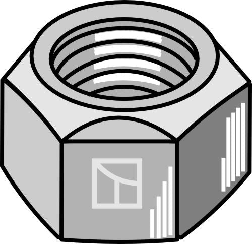 Selvlåsende møtrik - M18x2,5