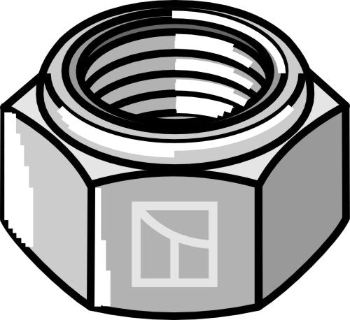 Self-locking nut M6x1