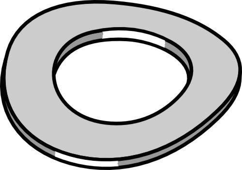 Fjederskive - Ø17,5x1xØ10,5 DIN137