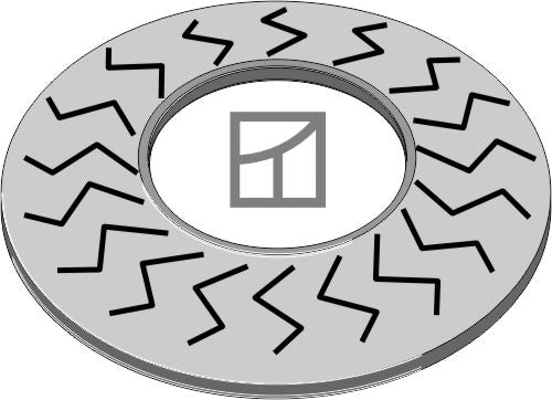 Blokkeringsskive Ø32x2,5xØ16,5