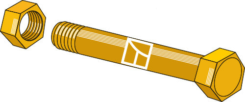 Bolt med selvlåsende møtrik