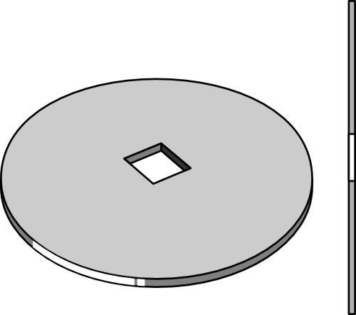 Korvausaluslevy 28x28 ja 30x30 neliöakselille