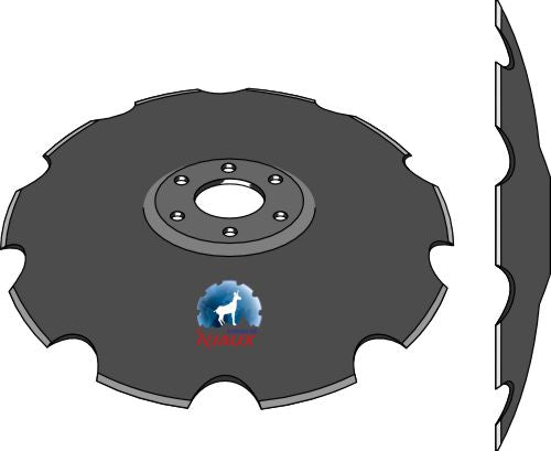 Notched disc Ø723x6