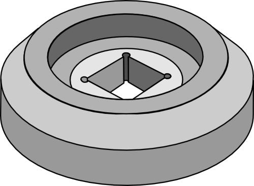 Flange udvendig Ø158