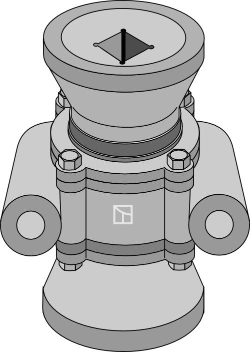 Koniskt rullager komplett.
