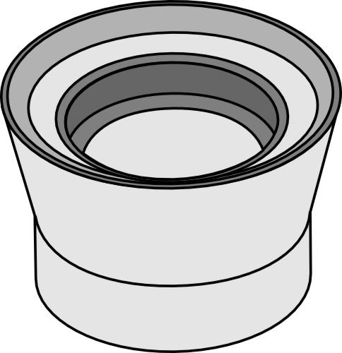 Indvendig og udvendig flange Ø83