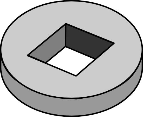 Svetsring för 26x26 fyrkantig axel