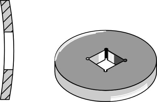 Svetsring för 28x28 och 30x30 fyrkantiga axlar