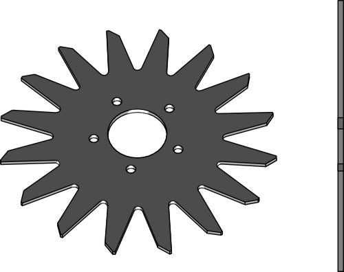 Star-shaped trash remover Ø330 - Strip-Till
