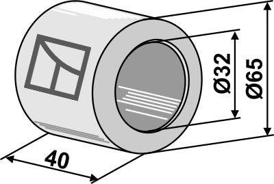 Muovinen laakeri - Ø65