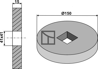 Terminal disc Ø150