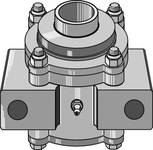 Lagerhus komplett uten innovergående