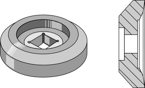 Flange udvendig Ø158