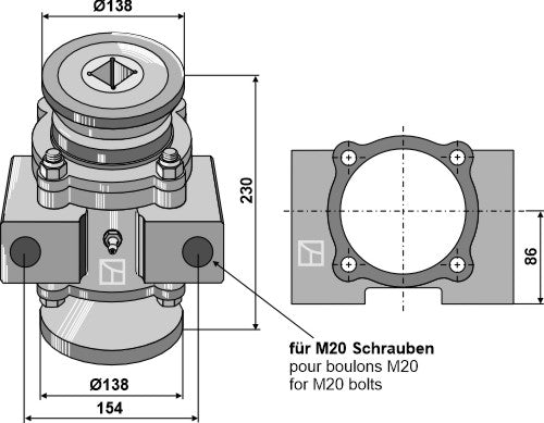 Taper roller bearing compl.