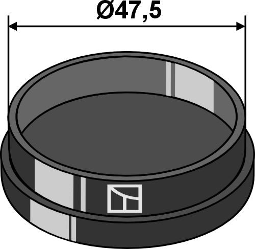 Cap piece of the bearing