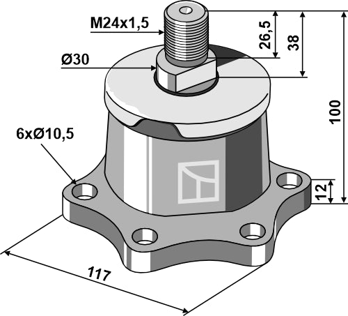 Lager - høyre gjenge