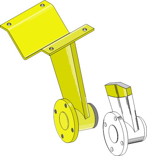 Forsterket skivestøtte foran