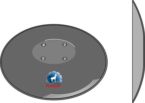 Vanlig skive - Ø410x5