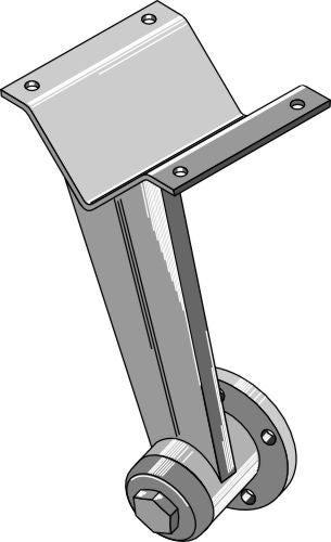 Back disc support reinforced