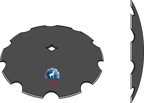 Lovettu levy Ø510x6