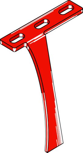 Selkälevyn tukea varten tarkoitettu kaavin