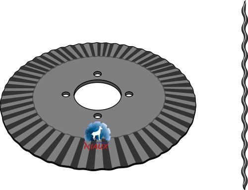 Coulter for plow Ø430x4