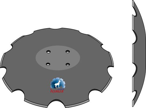 Notched disc - Ø510x5