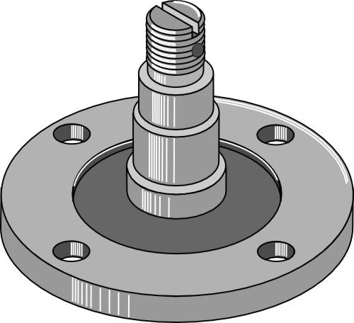 Laakerilaippa akselilla