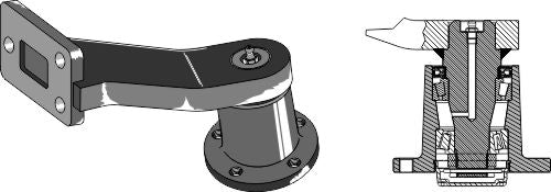 Lager med skaft - høyre modell