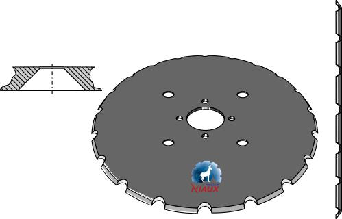 Seed drill disc Ø477x6