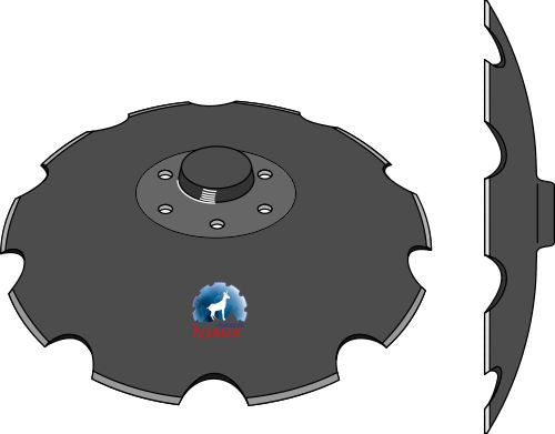 Hammaslevy - Ø610x6 m.