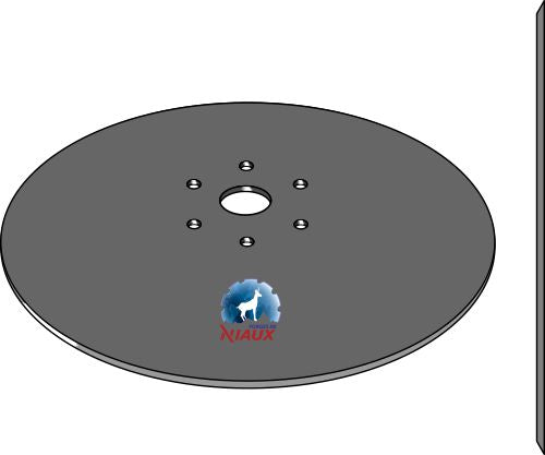 Seed drill disc Ø375x3