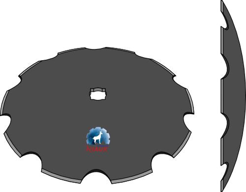 Notched disc Ø666x8