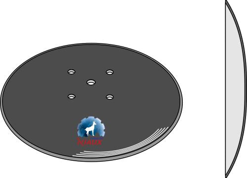 Plain disc Ø450x4 for beet lifters